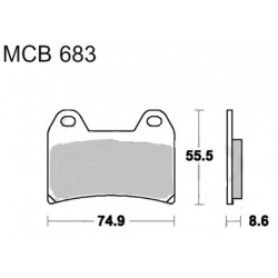 Plaquettes de frein - AVANT - TRW pour DUCATI 748-/996/600-750MONSTER