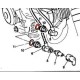 Joint de raccord de radiateur (11) - DUCATI 750 Sport