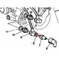 Bague d'étanchéité de raccord de radiateur (8) - Ducati 750 sport