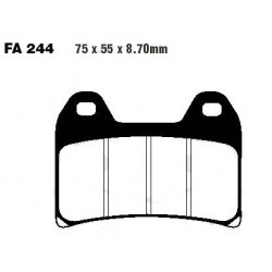 Plaquettes de frein EBC - DUCATI 748/996/600-750MONSTER - FA244V