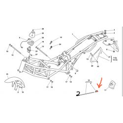 Cadre - Caoutchouc - Patin - Bouchon - Ducati 620-750-800-1000 Monster...