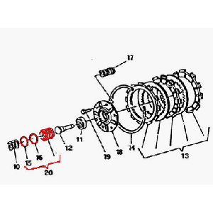 Embrayage - Kit de réparation cylindre recepteur - Ducati - 600-750 Monster/SS