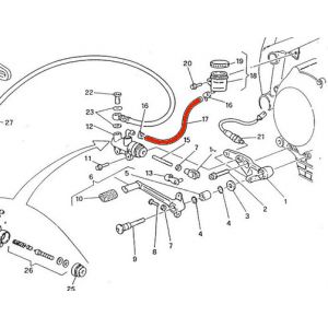 Frein - Tuyau - Durite - Bocal - 87710391A - Monster/748/916...